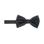 Black Square & Compass Silk Bow Tie
