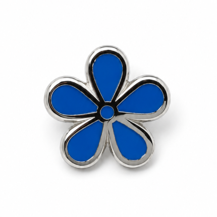 Forget Me Not Masonic Lapel Pin Badge