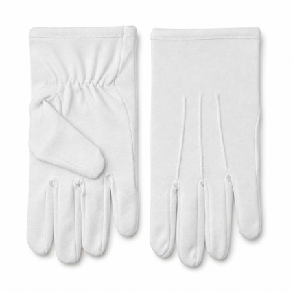 Freemasons' Mens White Gloves