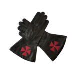 Knights Templar and Malta Leather Gauntlet