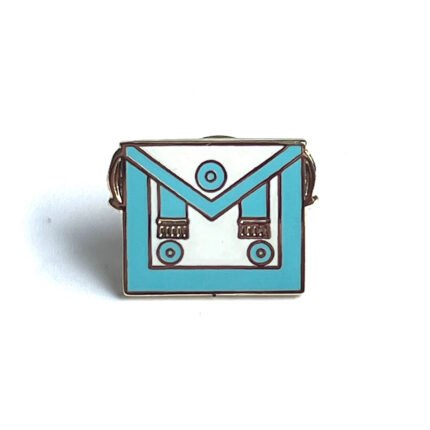 Masonic Apron Lapel Pin Badges