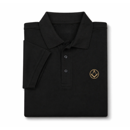 Masonic Black Premium Polo Shirt