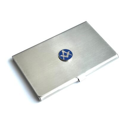 Masonic Business Card Case - Square & Compasses