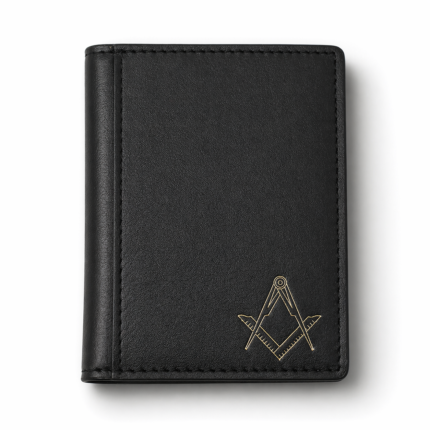 Masonic Premium Leather Card Holder