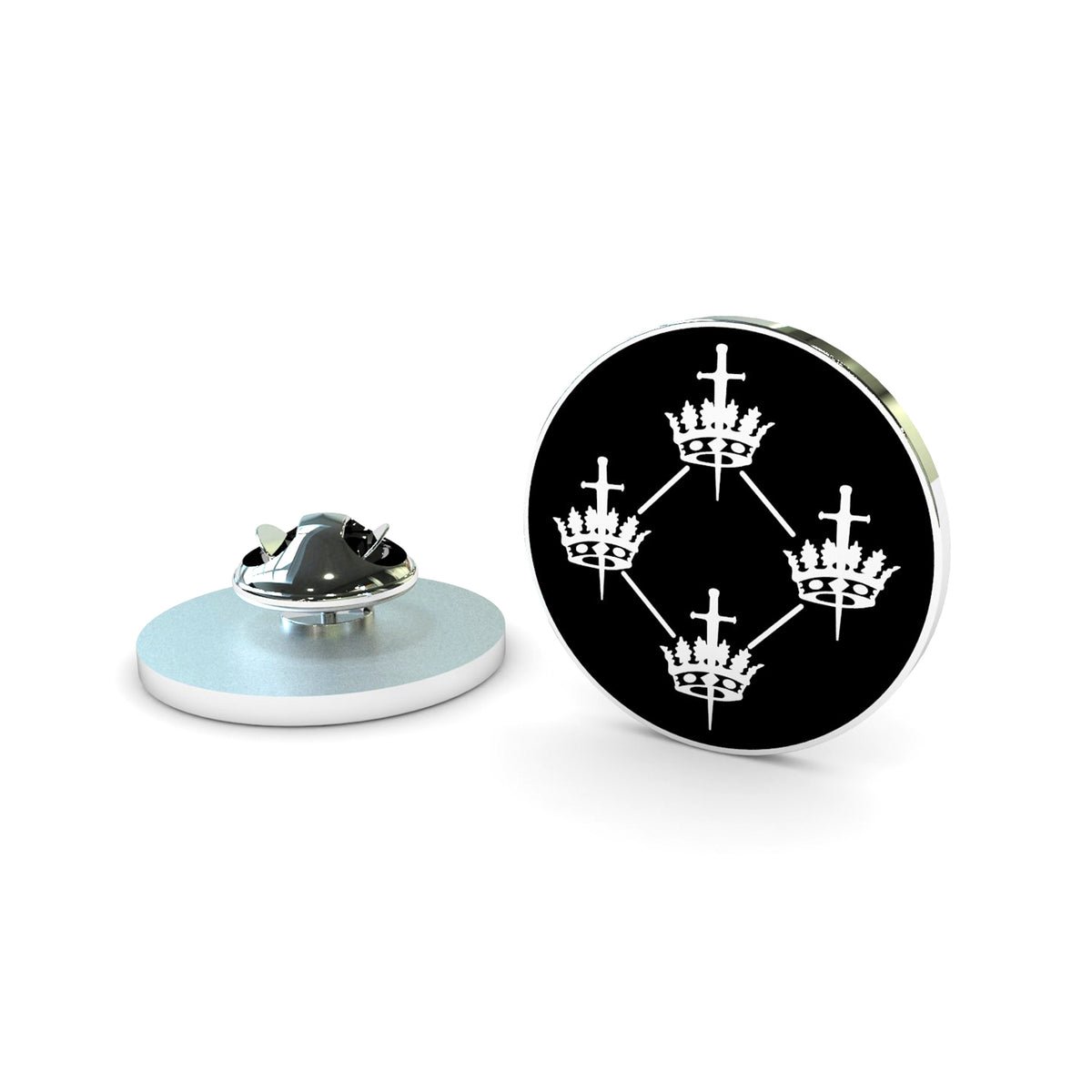 Masonic Quatuor Coronati Lapel Pin Badge Masonic Quatuor Coronati Lapel Pin Badge