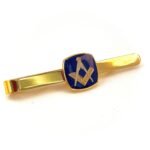 Masonic Square & Compasses Tie Clip