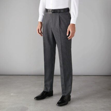 Mens Pinstripe Trousers