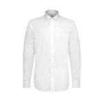Mens White Double Cuff Shirt