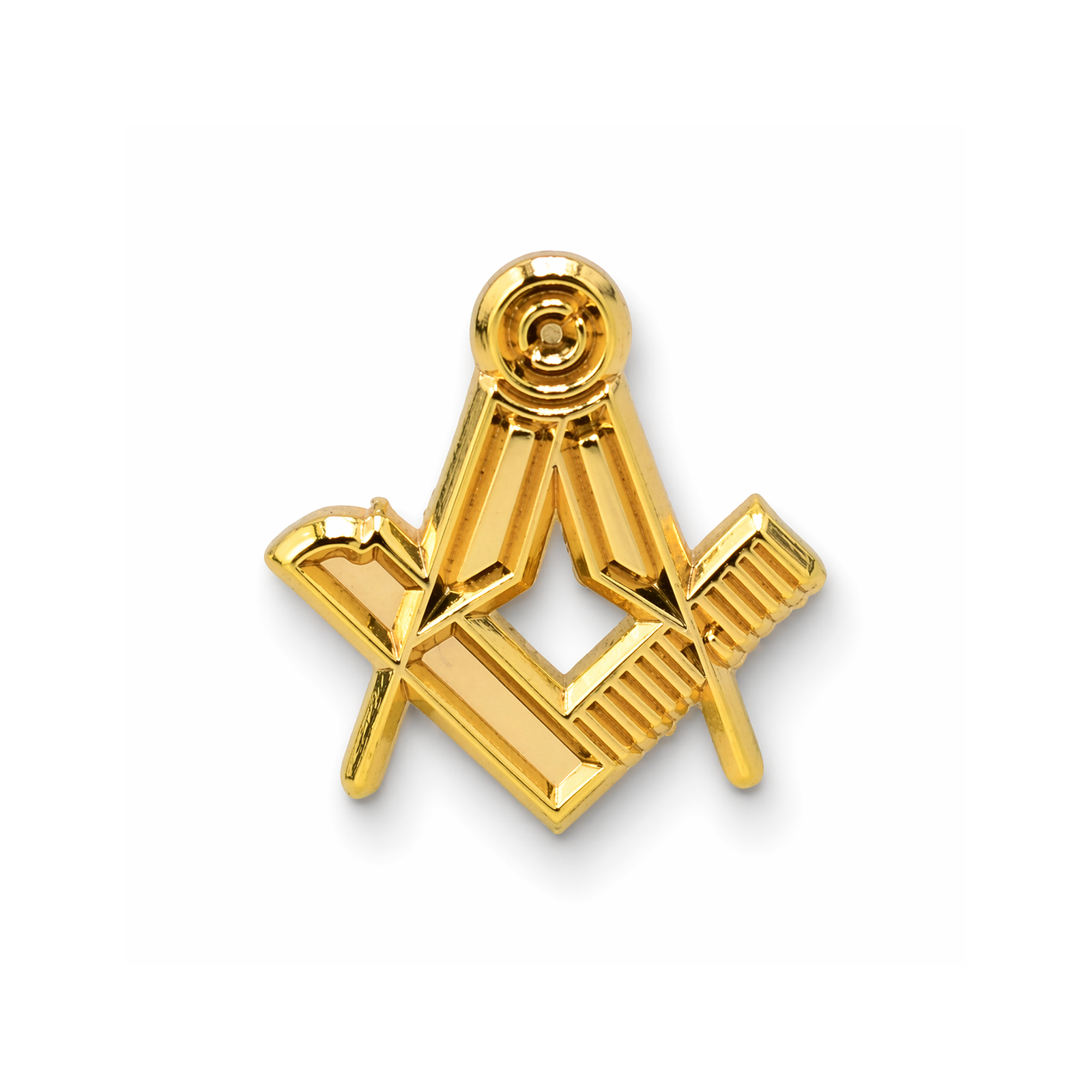 Mini Gold Square & Compasses Masonic Lapel Pin Badge Mini Gold Square & Compasses Masonic Lapel Pin Badge