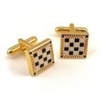 Mosaic Pavement Masonic Cufflinks