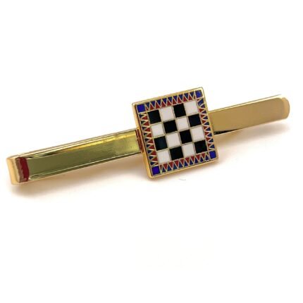 Mosaic Pavement Masonic Tie Clip
