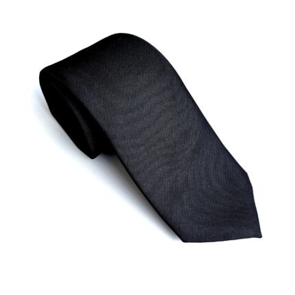 Plain Black Tie
