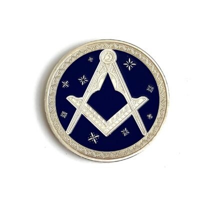 Silver Square & Compasses Freemasons' Hall Coin