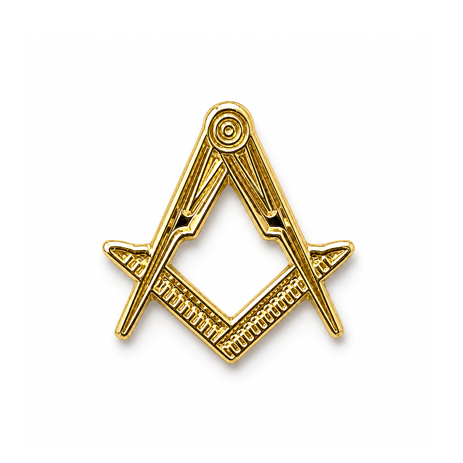 Small Gold Square & Compasses Lapel Pin Badge Small Gold Square & Compasses Lapel Pin Badge