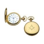 Square & Compasses Pocket Watch (G411)